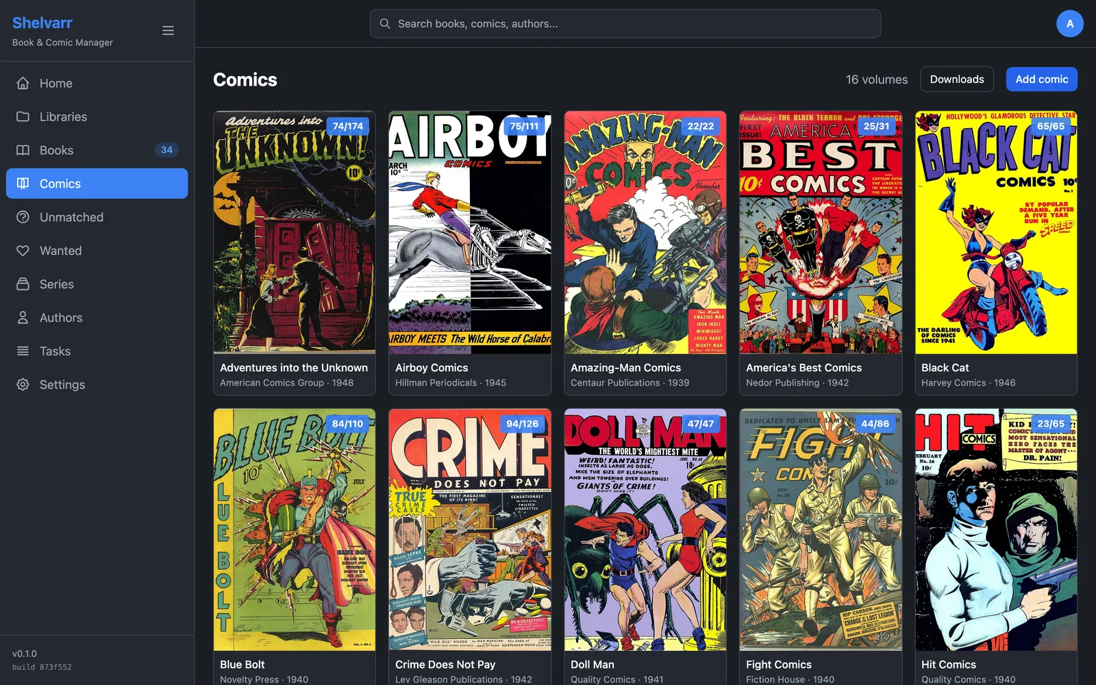 The comic library