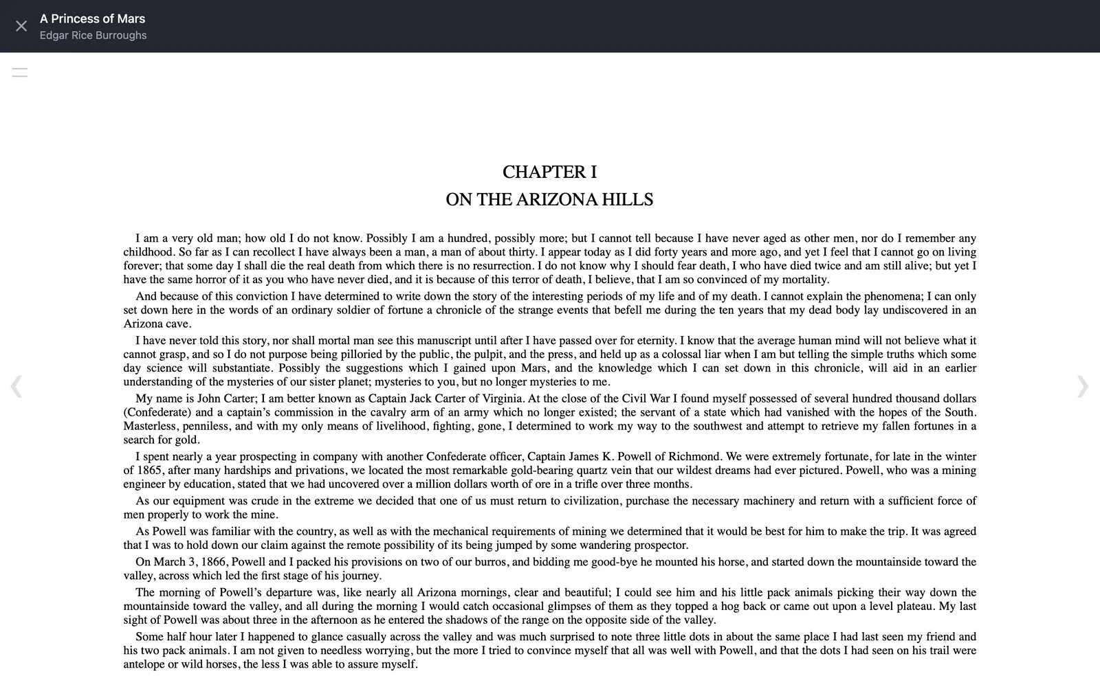 Reading an EPUB in the browser